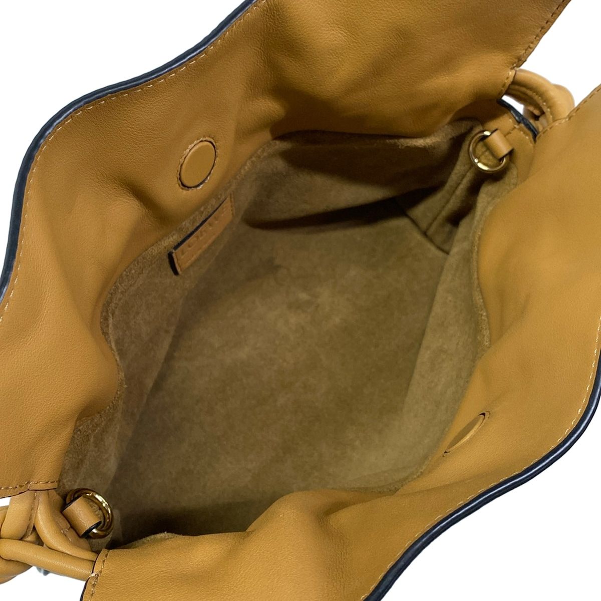 Loewe Clutch Flamenco Mini Light Brown Leather — view 7