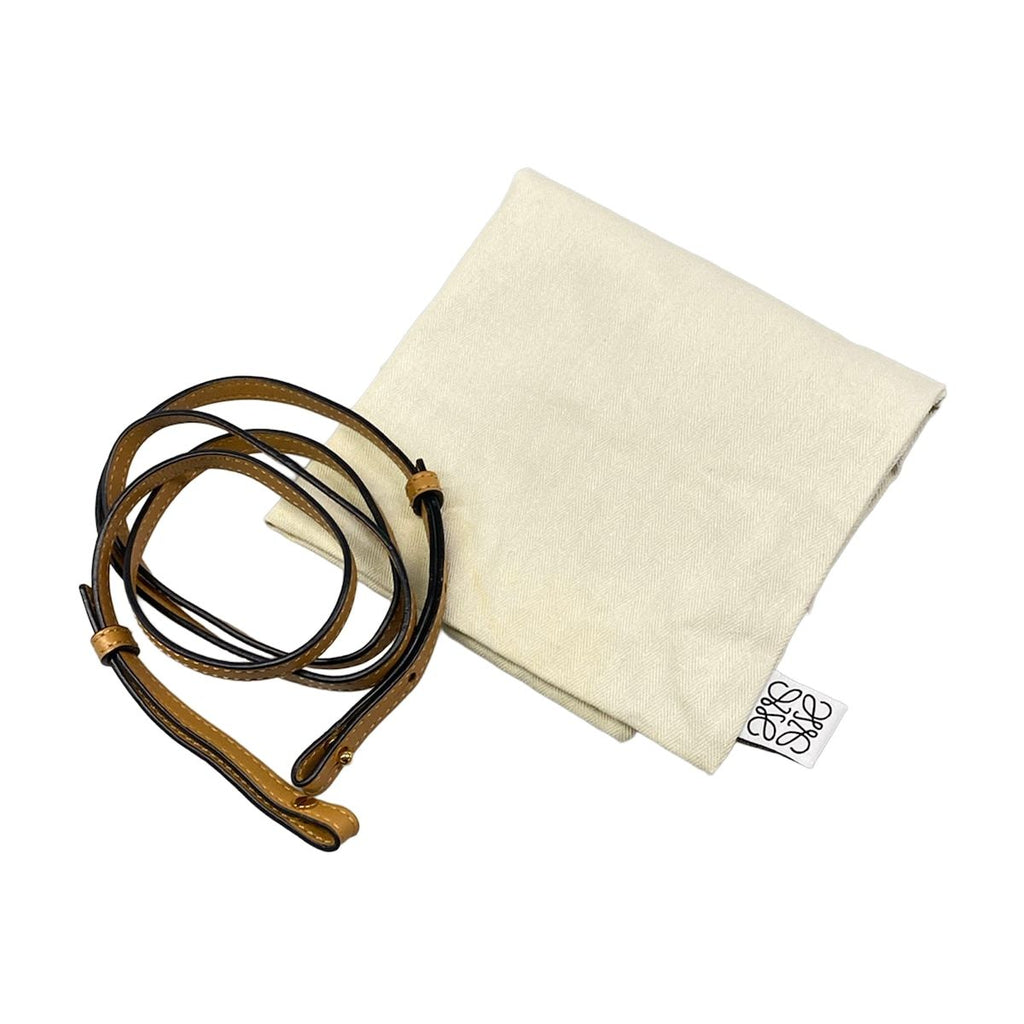 Loewe Clutch Flamenco Mini Light Brown Leather — view 8