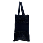 Dior Tote Book Medium Vintage Small Navy Lace Flower Mesh — view 2