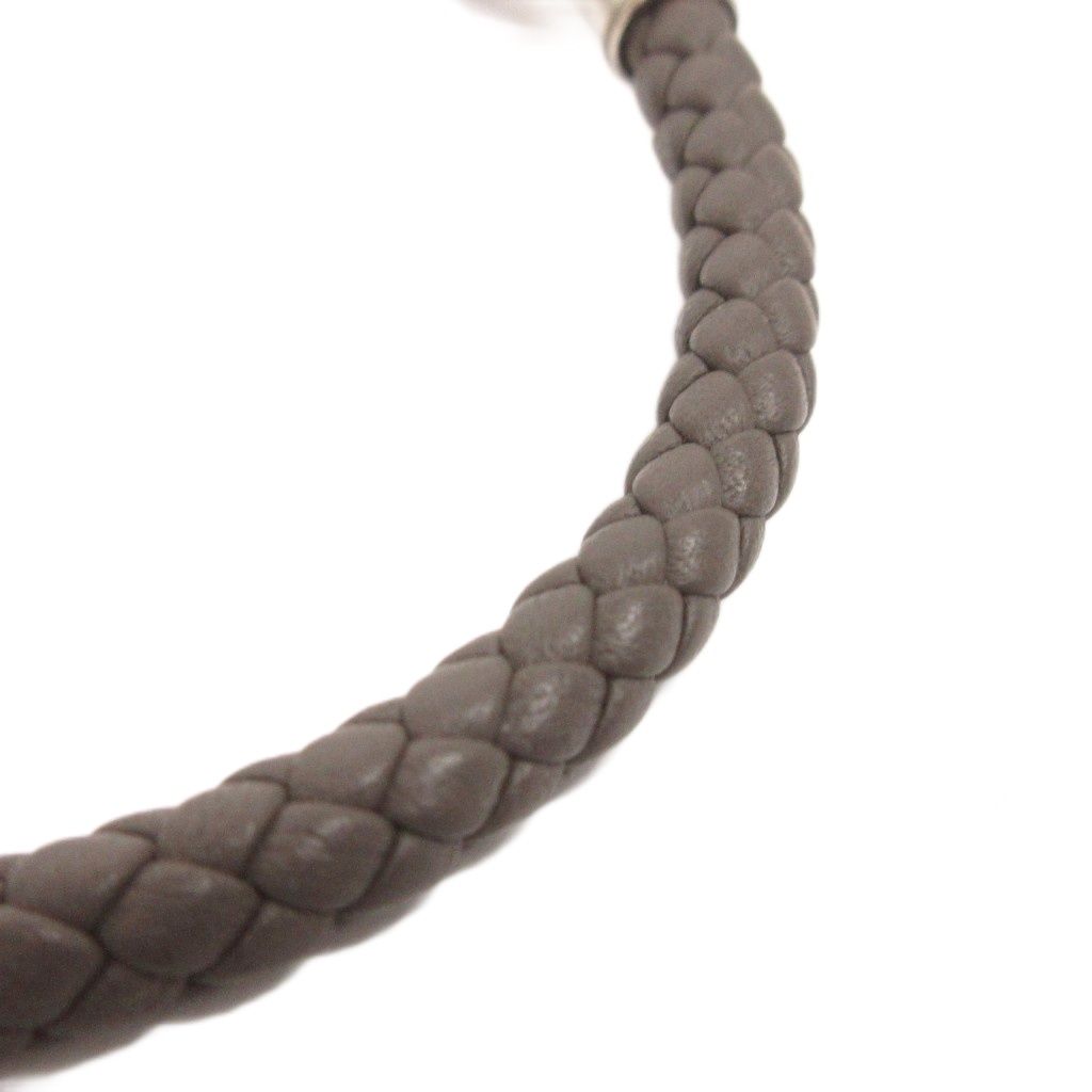 Hermes Glenan Bracelet Braided Leather Gray — view 4