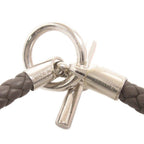 Hermes Glenan Bracelet Braided Leather Gray — view 3