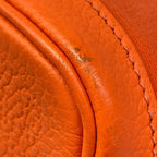 Hermes Handbag Garden Party TPM Orange Leather — view 6