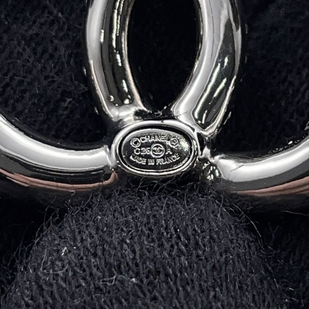 Chanel Earrings CC Logo Rhinestone — view 5