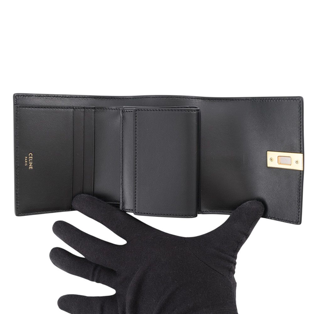 Celine Trifold Wallet 16 Small Black — view 4
