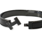 Hermes Bracelet Clic HH Black Bangle — view 5