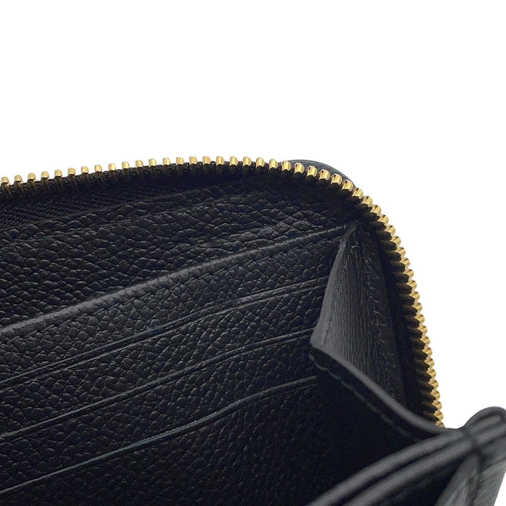 Louis Vuitton Wallet Monogram Empreinte Zippy Black — view 6