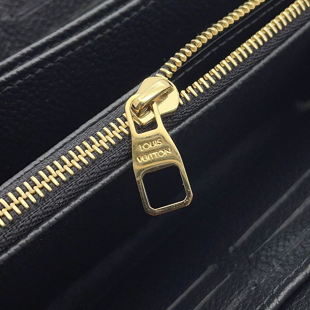 Louis Vuitton Wallet Monogram Empreinte Zippy Black — view 7
