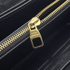 Louis Vuitton Wallet Monogram Empreinte Zippy Black — view 7