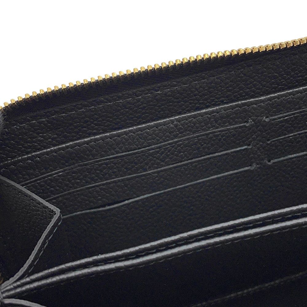 Louis Vuitton Wallet Monogram Empreinte Zippy Black — view 5