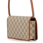 Gucci Wallet on Chain GG Emblem Supreme Leather Shoulder Bag — view 2
