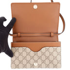 Gucci Wallet on Chain GG Emblem Supreme Leather Shoulder Bag — view 5