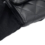 Chanel Wallet Classic Long Flap Quilted CC Logo Caviar Leather Black — view 7