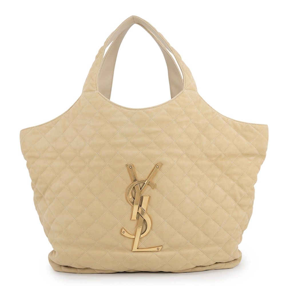 Saint Laurent Paris Tote Icare Maxi Suede Shopping