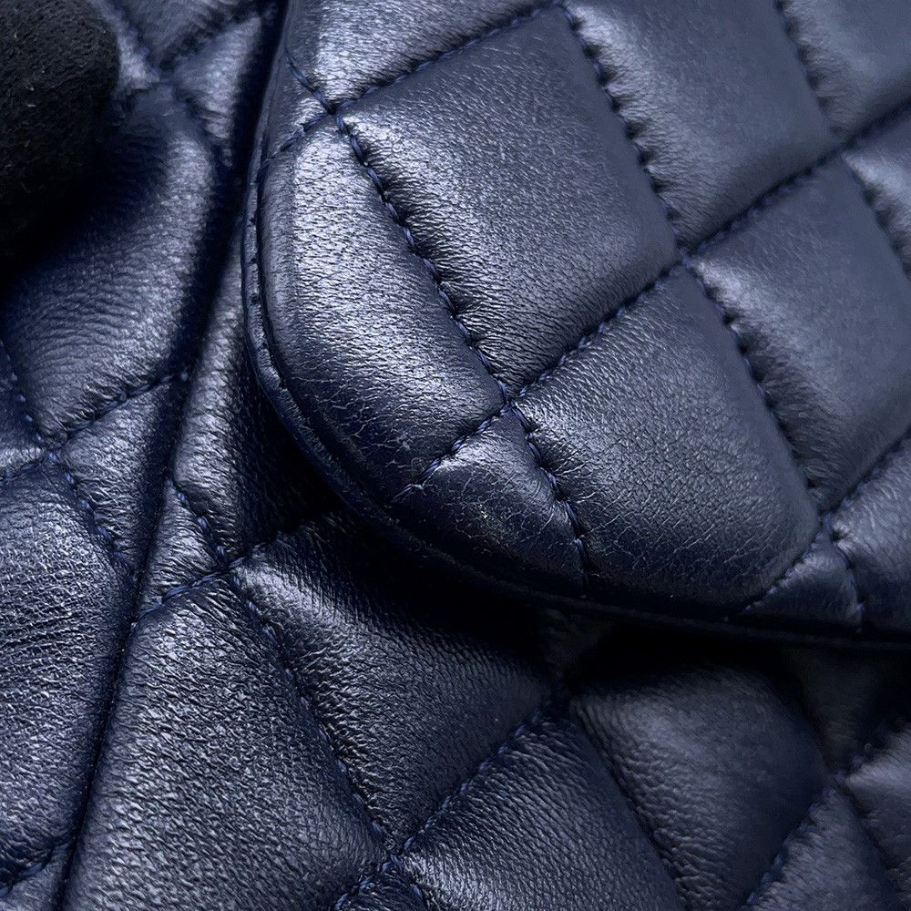 Chanel Backpack Quilted Drawstring Lambskin — view 6