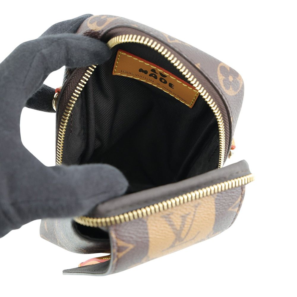 Louis Vuitton Shoulder Bag Monogram Striped Double Phone Pouch — view 5