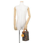 Louis Vuitton Birds Damier Ebene Rocker Dopp Kit Pouch Handbag — view 4