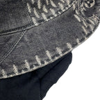 Louis Vuitton Bucket Hat Bonnet Denim LV Made M Hat Black — view 6
