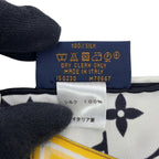Louis Vuitton Scarf Carre Monogram Confidential Silk Black — view 4