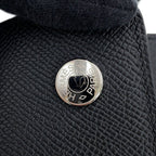 Hermes Wallet on Chain Nappe-to-Go Black Silver Epsom Shoulder Bag — view 6