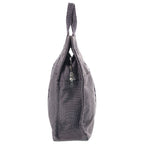 Hermes Herline TGM Canvas Tote Gray — view 3