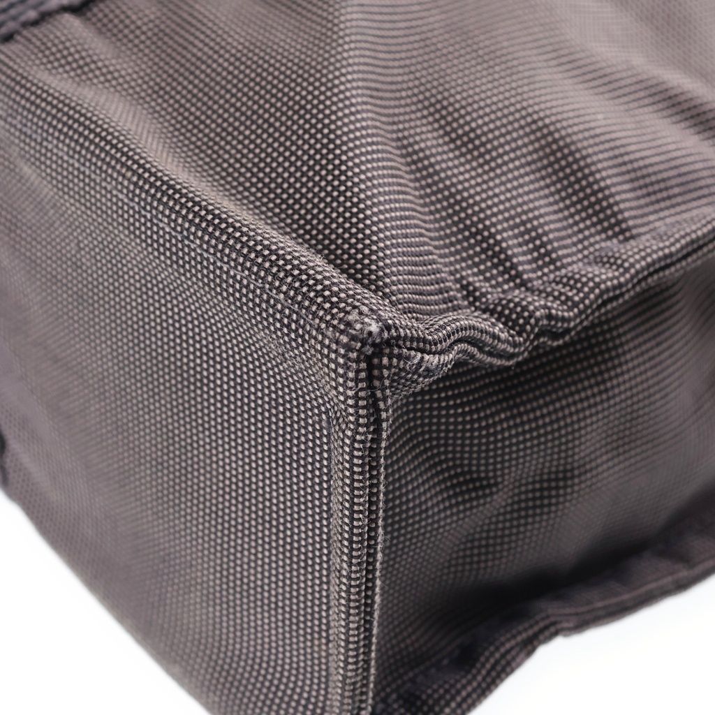 Hermes Herline TGM Canvas Tote Gray — view 5