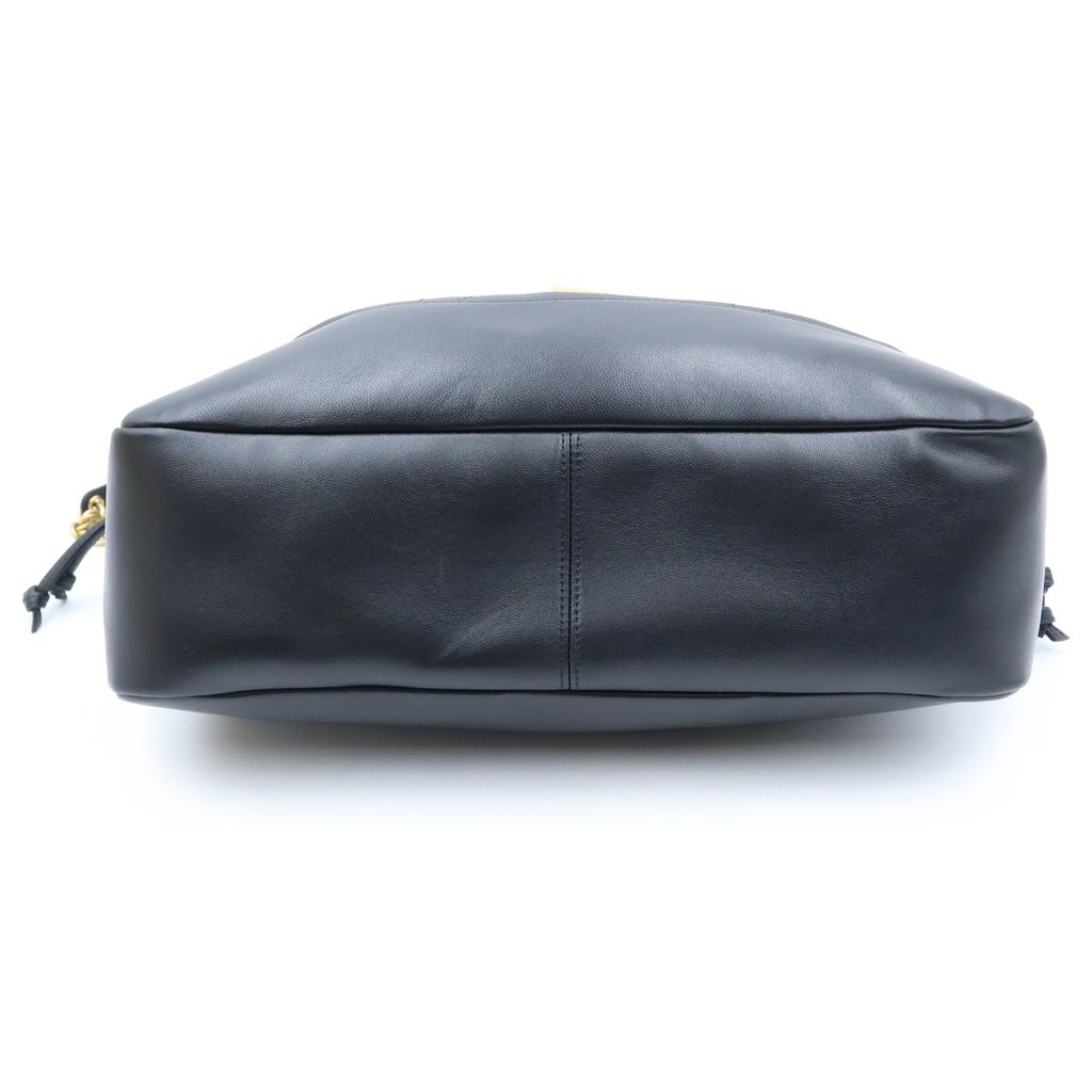 Saint Laurent Paris Jamie Chain Tote Gold Lambskin Leather Black — view 4