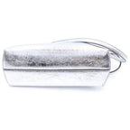 Fendi First Small Leather 2-Way Clutch Shoulder Bag Silver — view 4