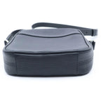 Louis Vuitton Epi Danube PM Mini Shoulder Bag Black Noir Leather Silver — view 4