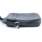 Louis Vuitton Epi Danube PM Mini Shoulder Bag Black Noir Leather Silver — view 3