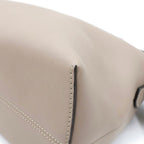 Fendi by the Way Medium 2-Way Shoulder Bag Greige Beige Leather Silver — view 5
