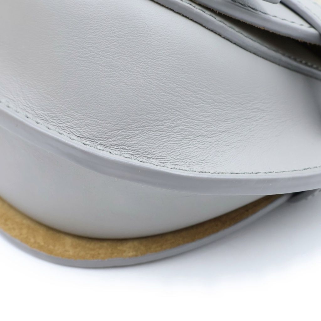Loewe Gate Dual Mini Shoulder Bag Gray Leather Silver — view 5