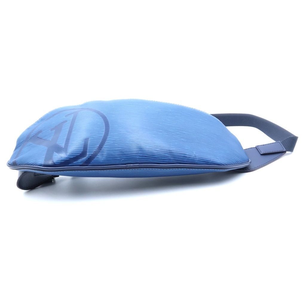 Louis Vuitton Epi LV Circle Bumbag Shoulder Bag Blue Azur Silver — view 4