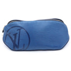 Louis Vuitton Epi LV Circle Bumbag Shoulder Bag Blue Azur Silver