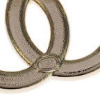 Chanel CC Logo Pearl Pin Badge Brooch Gold — view 5
