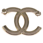 Chanel CC Logo Pearl Pin Badge Brooch Gold — view 2