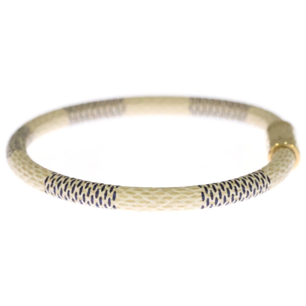 Louis Vuitton Damier Azur Bracelet Keep It White Gold — view 3