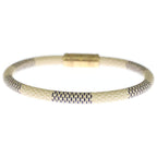 Louis Vuitton Damier Azur Bracelet Keep It White Gold — view 2