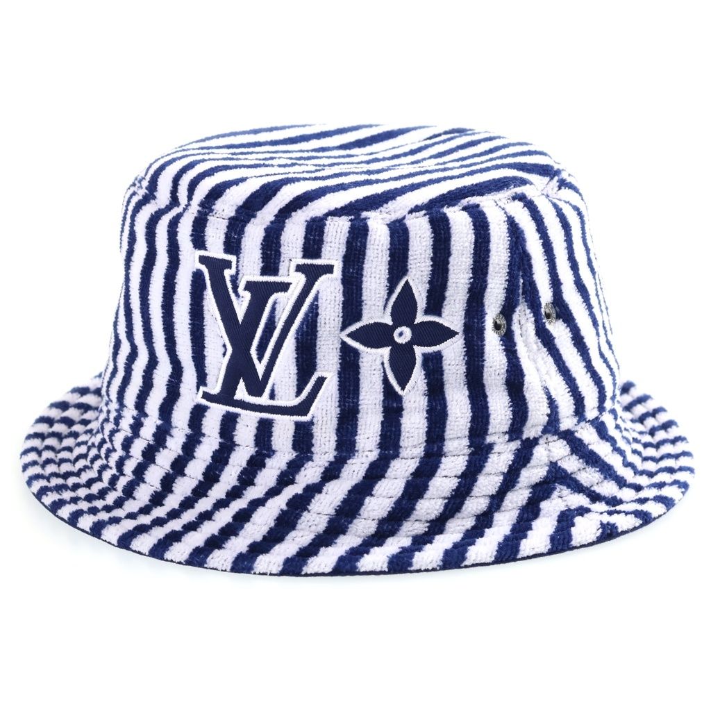 Louis Vuitton LV Graphical Reversible Bucket Hat Blue
