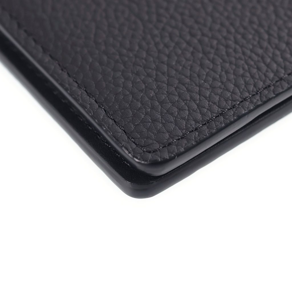 Louis Vuitton Aerogram Pocket Organizer Card Case Holder Black — view 5