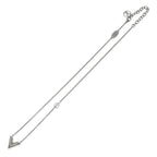 Louis Vuitton Essential V Necklace Pendant Chain Metal Silver — view 2