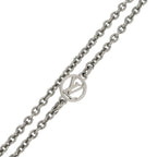 Louis Vuitton Essential V Necklace Pendant Chain Metal Silver — view 4