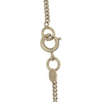 Chanel Quilted Charm Pendant Necklace Chain Gold — view 6