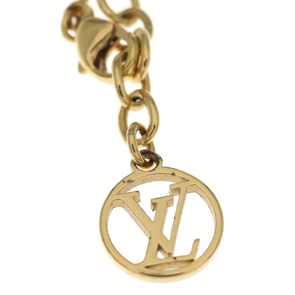Louis Vuitton Collier Lucky Pendant Chain Gold Necklace — view 6