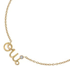 Dior Oui Diamond Necklace Pink Gold