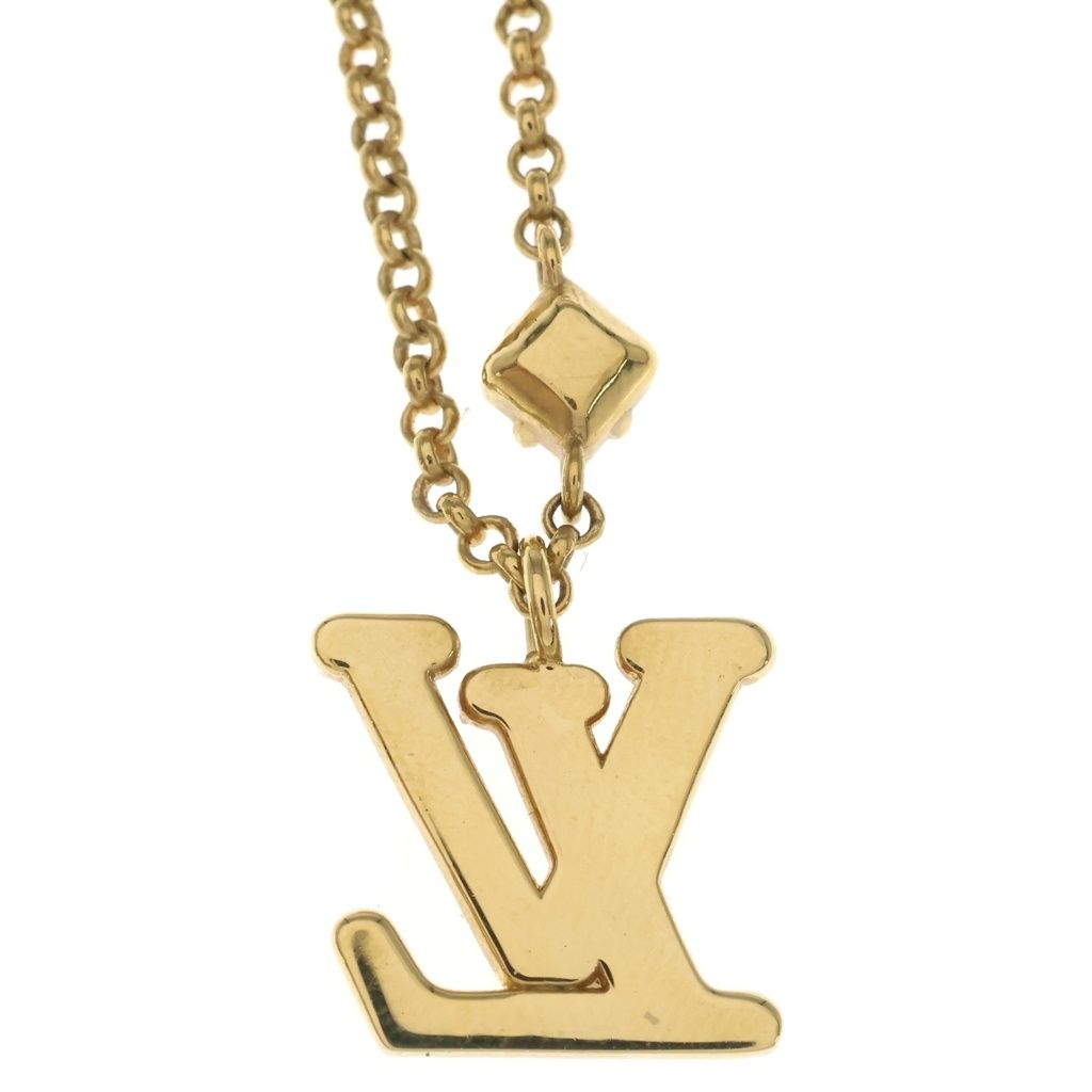 Louis Vuitton Necklace LV Neckless Pendant Chain Gold — view 4