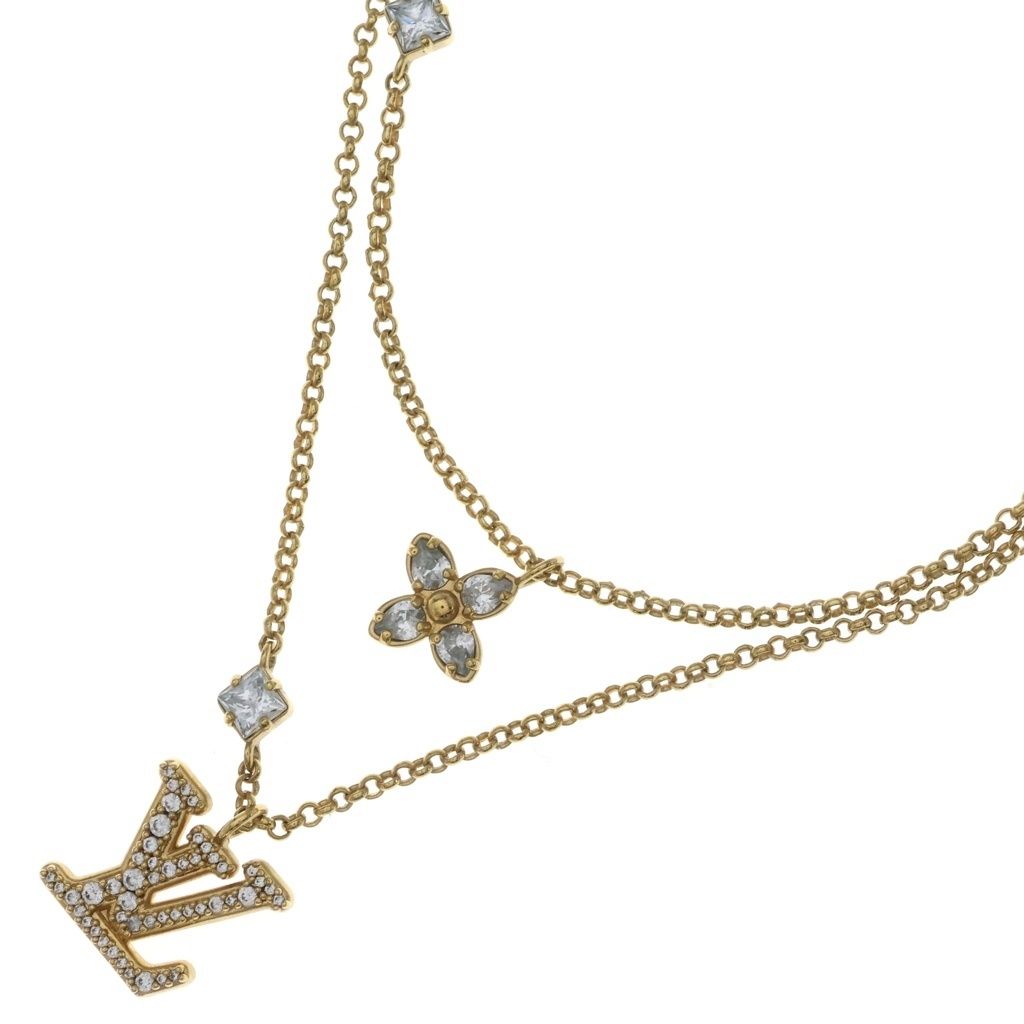 Louis Vuitton Necklace LV Neckless Pendant Chain Gold