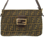 Fendi Mamma Bucket Bag Zucca Pattern Canvas Brown — view 3