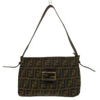 Fendi Mamma Bucket Bag Zucca Pattern Canvas Brown