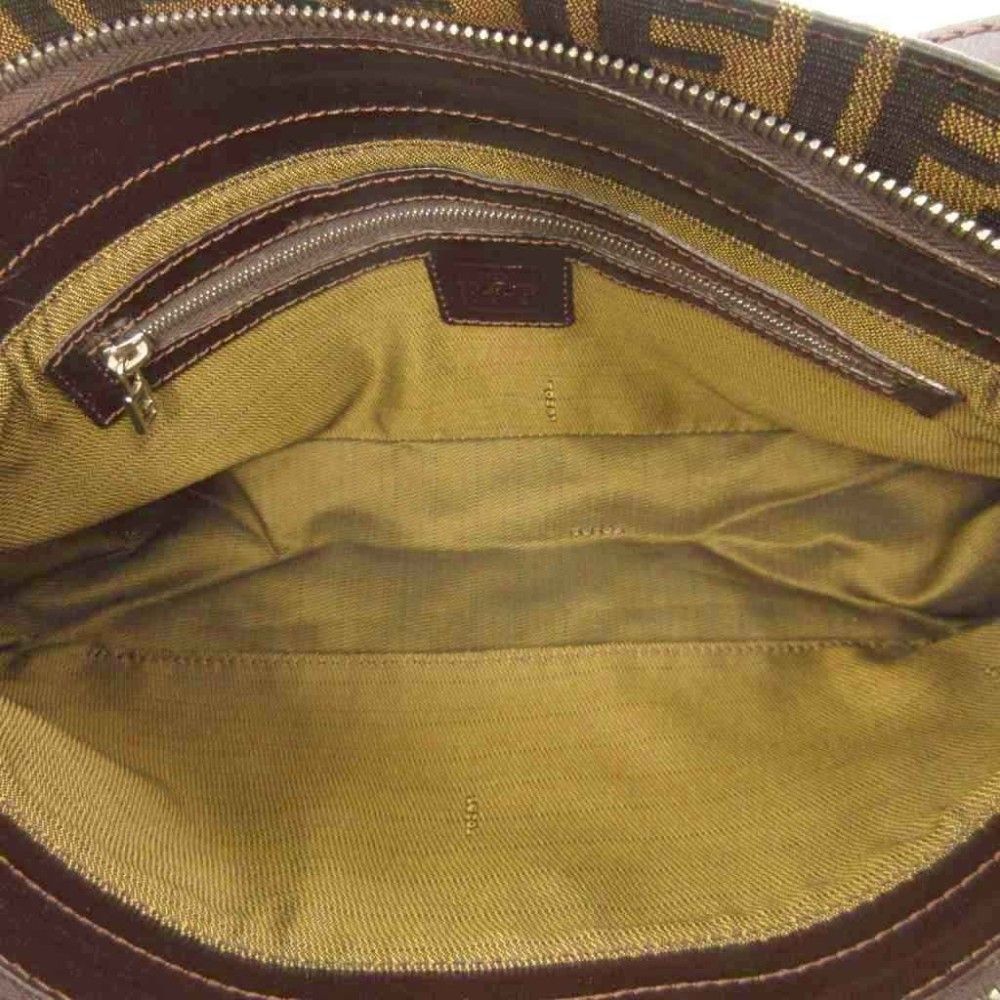 Fendi Mamma Bucket Bag Zucca Pattern Canvas Brown — view 6