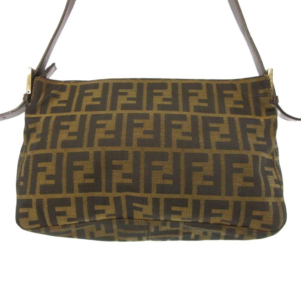 Fendi Mamma Bucket Bag Zucca Pattern Canvas Brown — view 4
